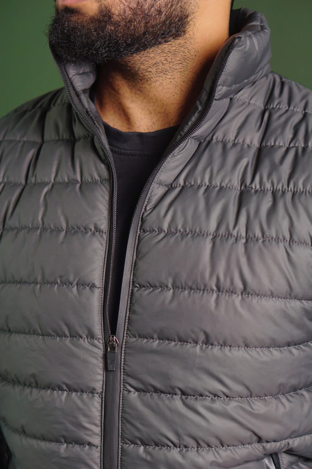 Stand Collar Puffer Jacket - Image 5