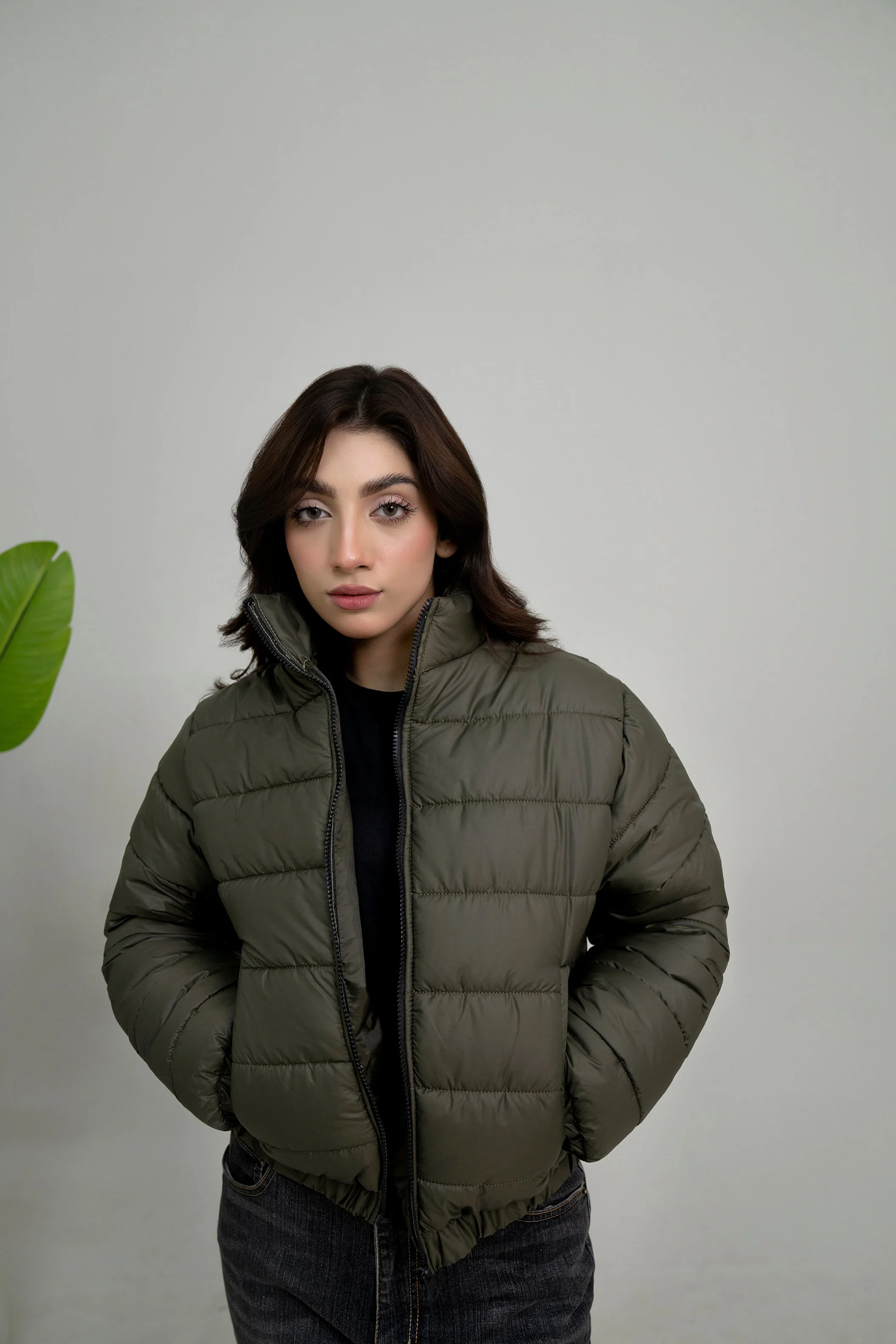 Cropped Puffer jacket - Image 5