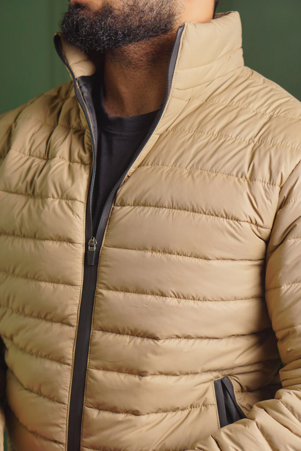Stand Collar Puffer Jacket - Image 4
