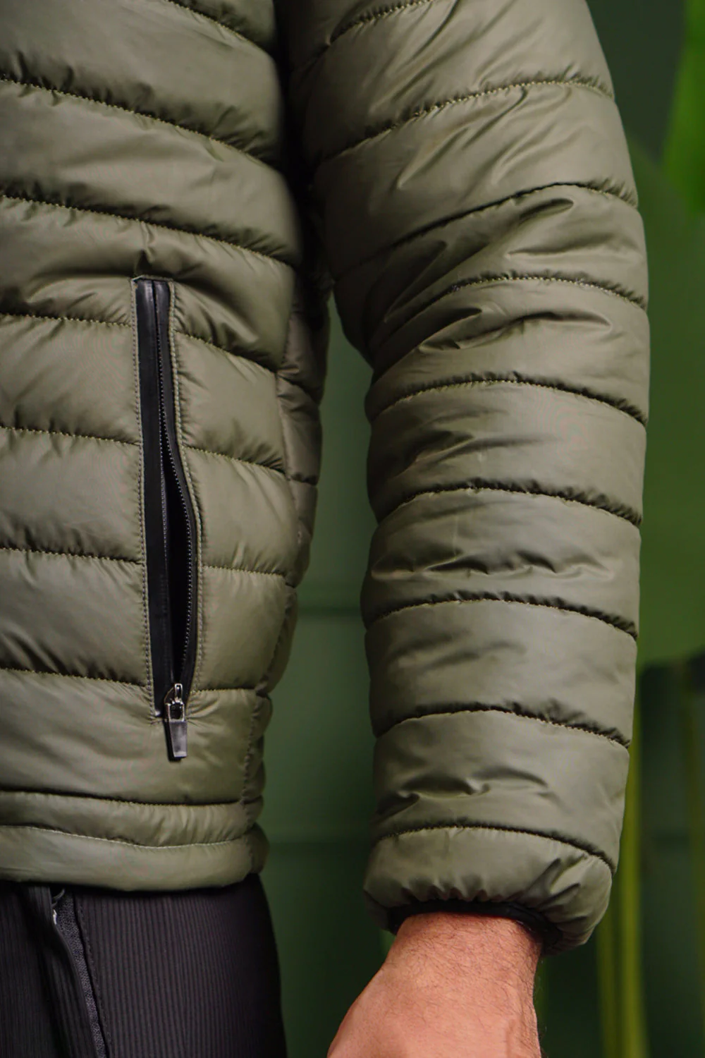 Stand Collar Puffer Jacket - Image 5
