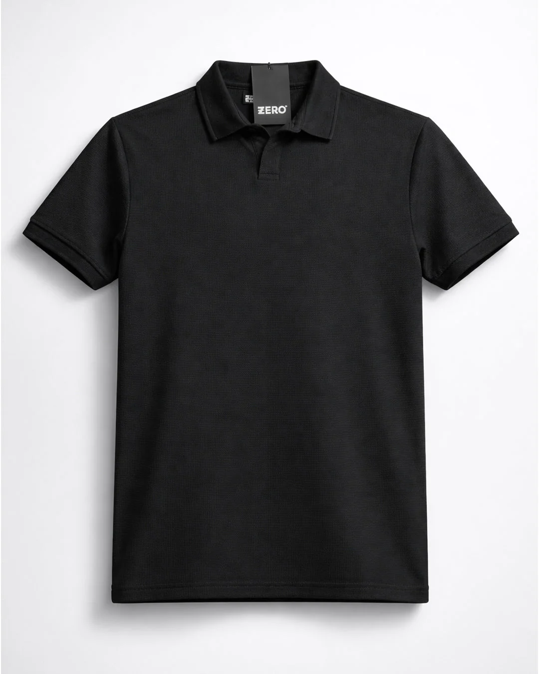 Waffle Knit Textured Polo - Image 4