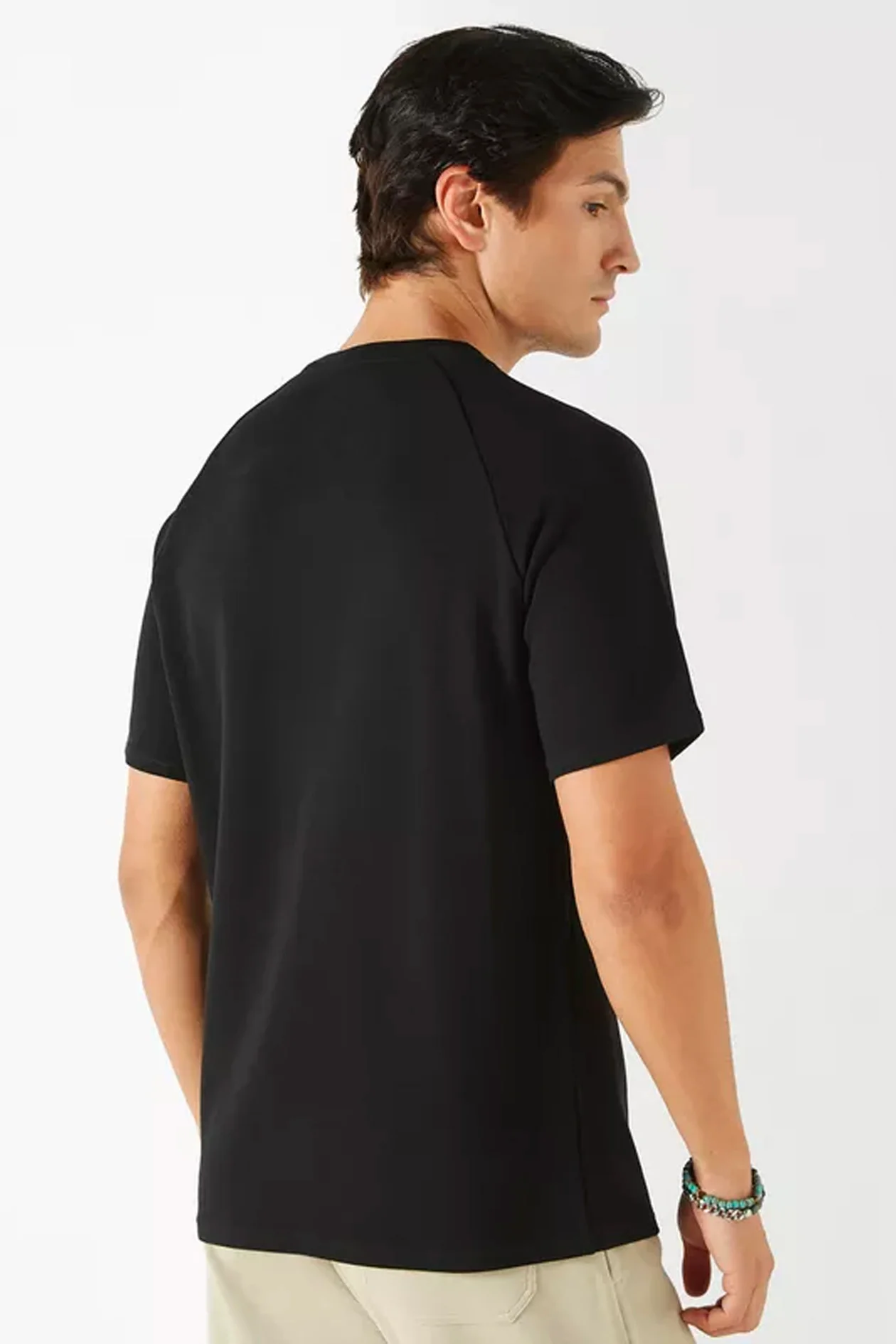 ZERO° Raglan arms Tee shirt BLACK - Image 4