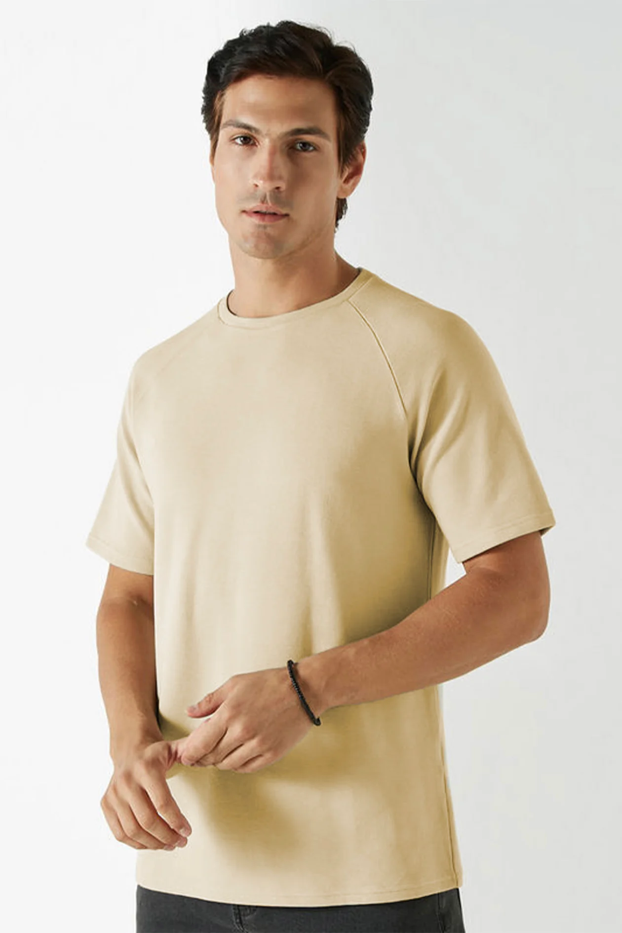 ZERO° Raglan arms Tee shirt BIEGE - Image 4