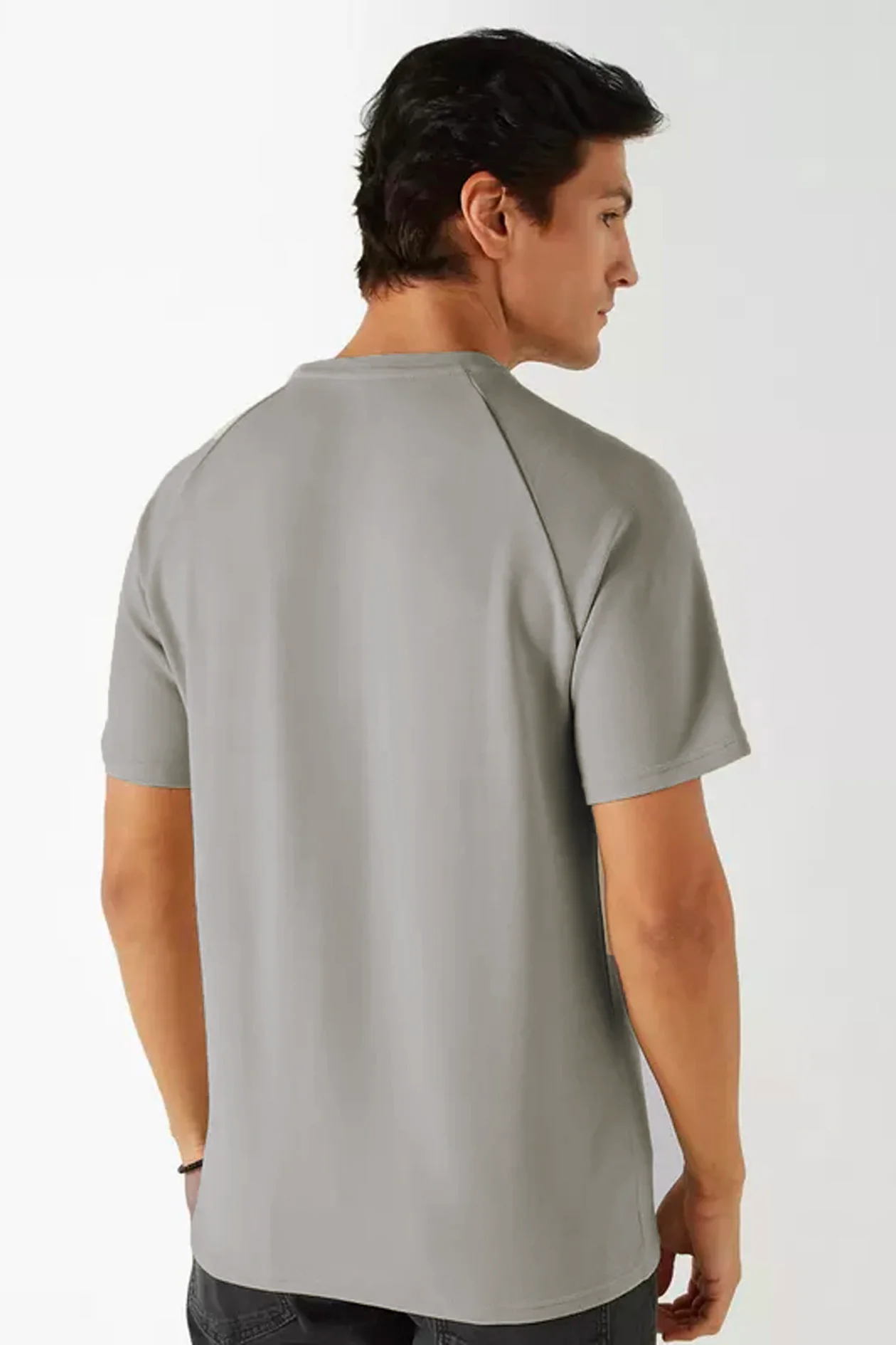 ZERO°  Raglan arms Tee shirt GREY - Image 3