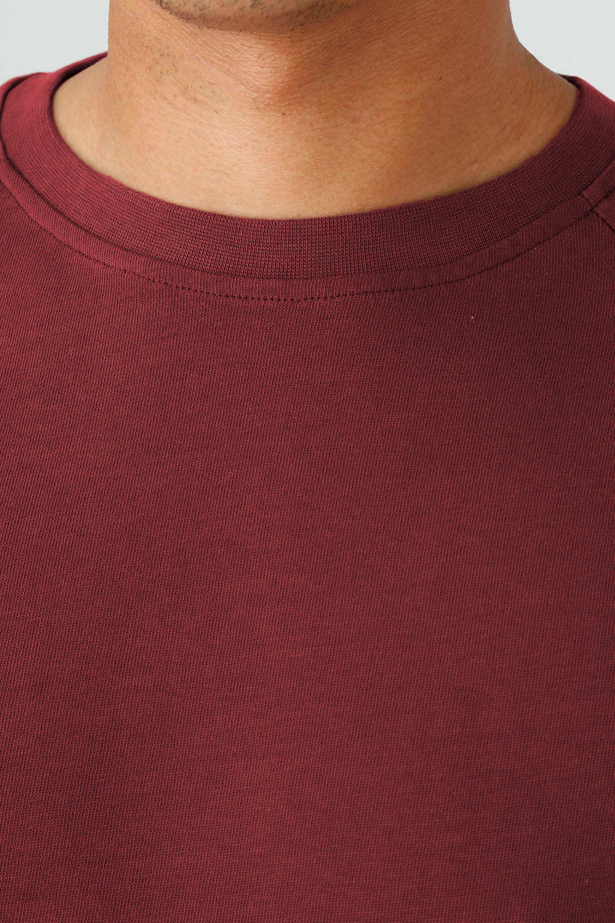 ZERO° Raglan arms Tee shirt MAHROON - Image 3