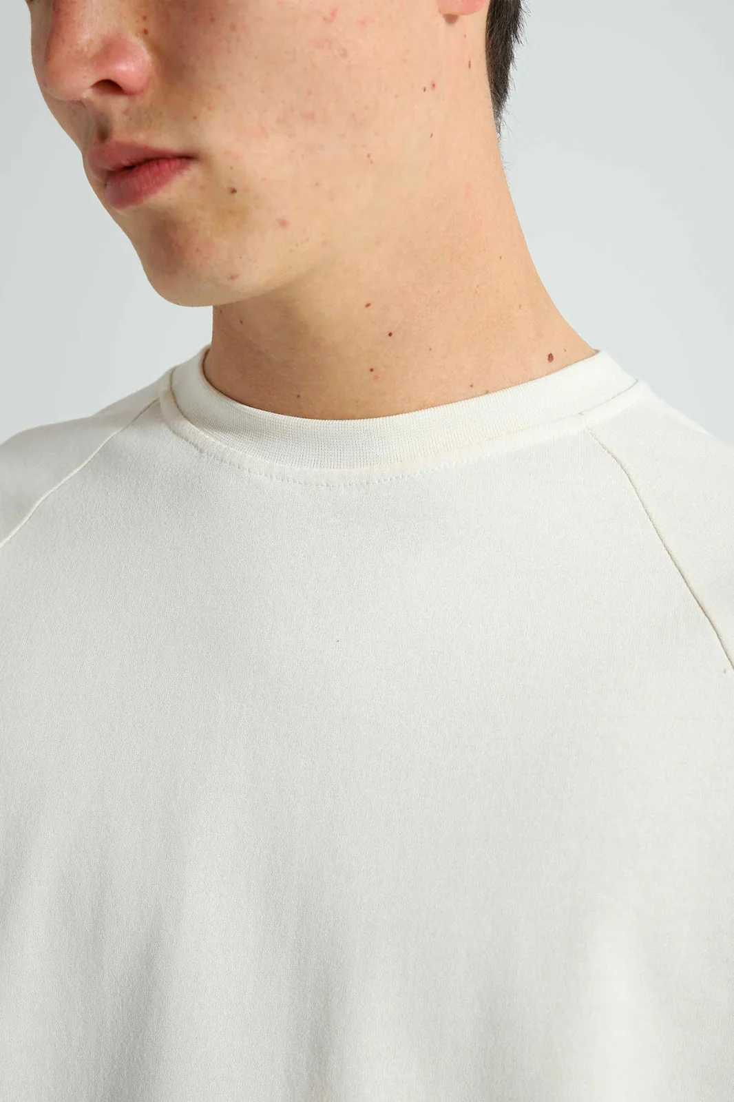 ZERO° Raglan arms Tee shirt WHITE - Image 4