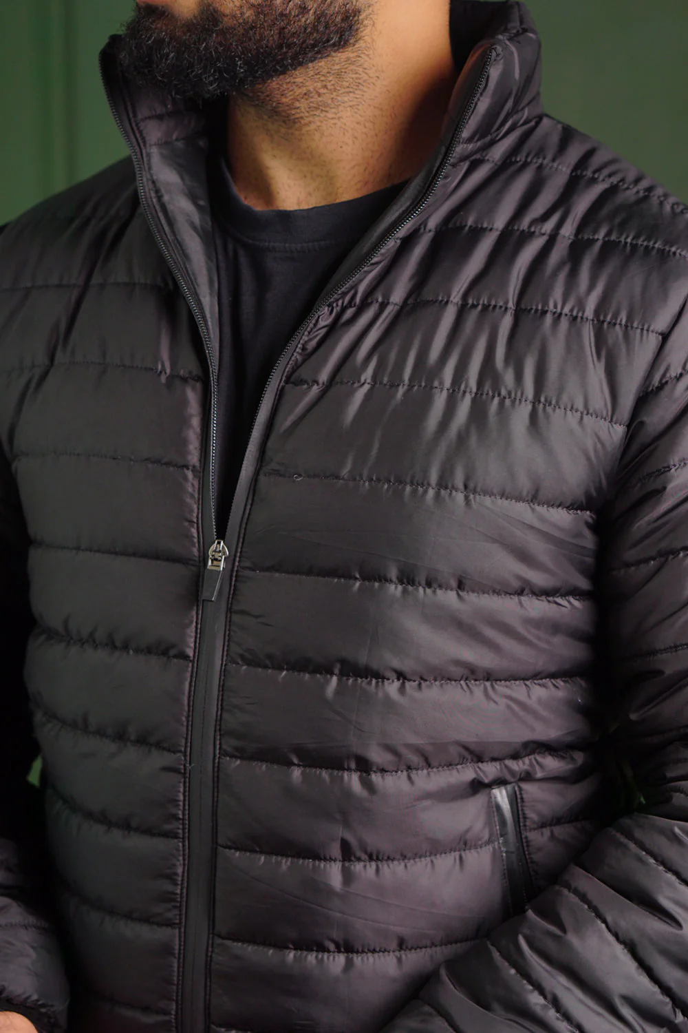 Stand Collar Puffer Jacket - Image 4