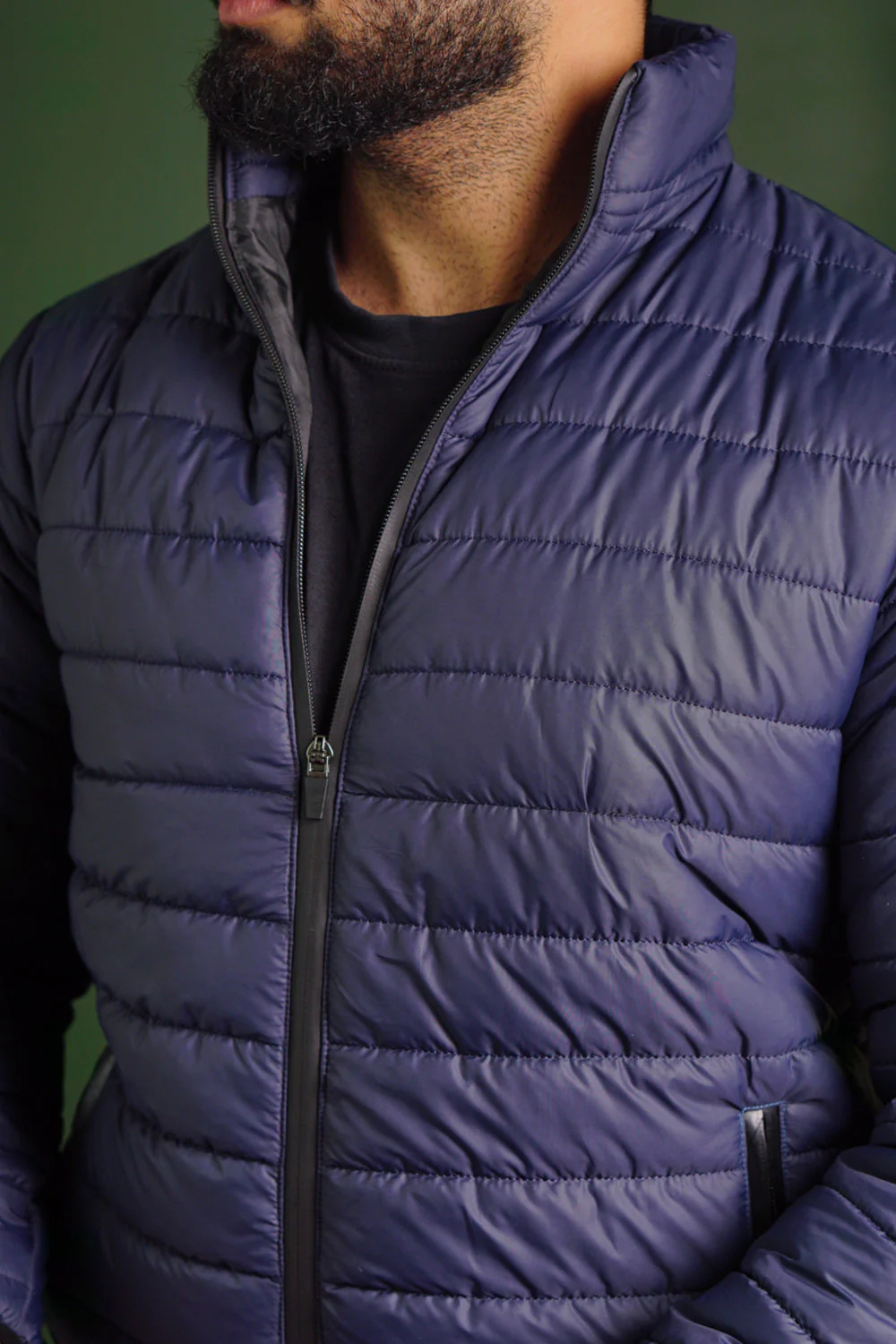 Stand Collar Puffer Jacket - Image 5